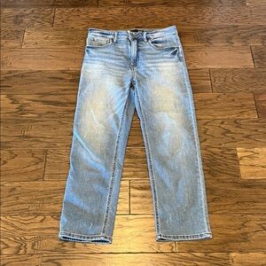 Kut From The Klot Fab AB Elizabeth Crop Straight Leg High Rise Size 4